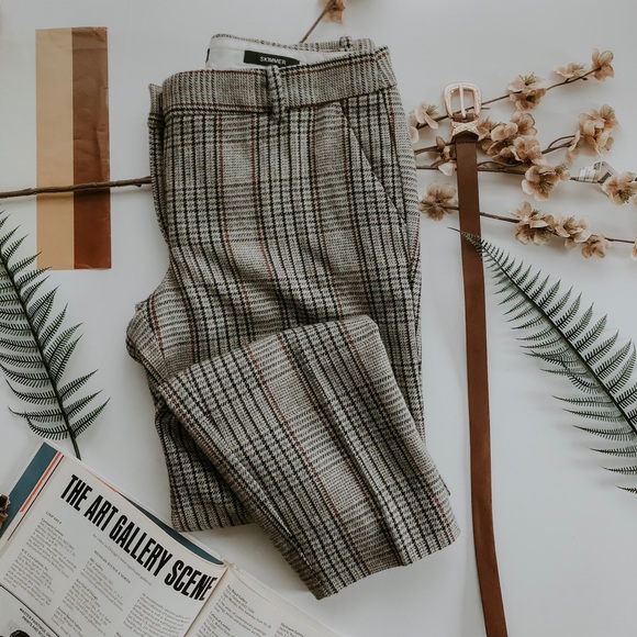 J. Crew Pants - J. CREW • skimmer plaid city fit trousers
